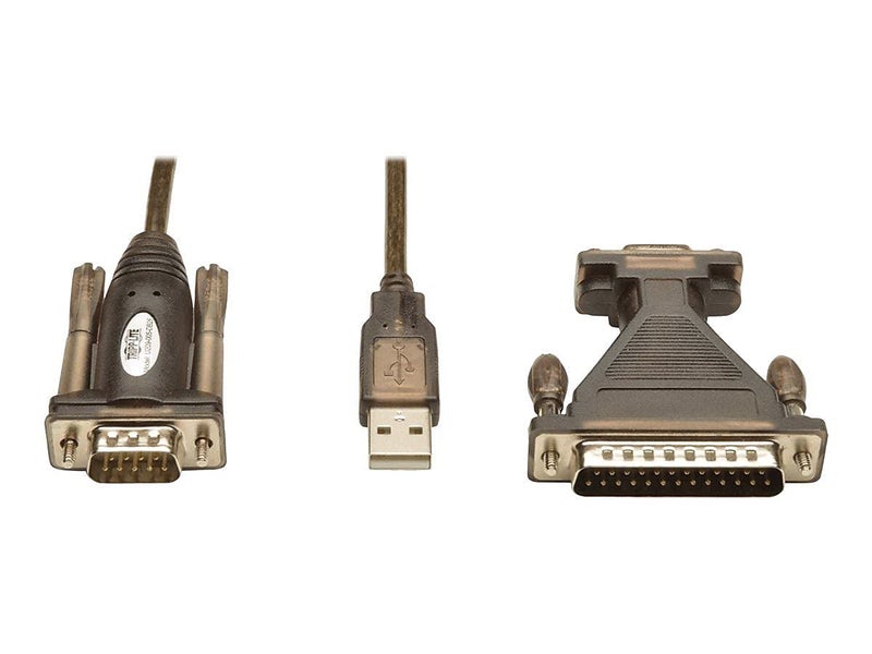 تريب لايت كابل محول من USB إلى RS232 تسلسلي من USB-A إلى DB25 DB9 ذكر/ذك�� 5 أقدام (U209-005-DB25) - Image 2