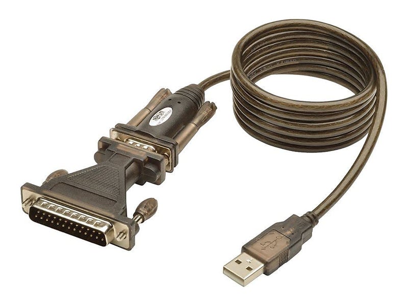 تريب لايت كابل محول من USB إلى RS232 تسلسلي من USB-A إلى DB25 DB9 ذكر/ذك�� 5 أقدام (U209-005-DB25) - Image 1