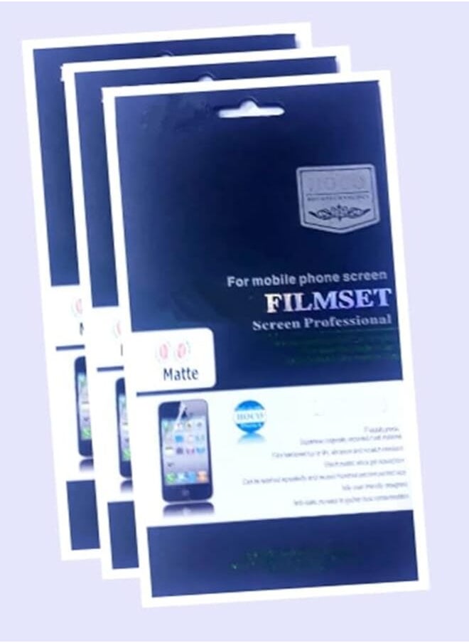 Generic - Three Pieces of SCREEN PROTECTOR for MOBILE Samsung Galaxy Fame S6810 6810 Matte Bubble-Free Ultra scratch Resistant - Image 1