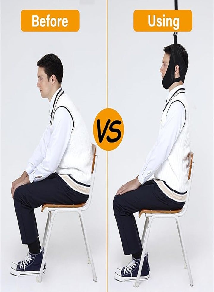 Home use neck pain relief, for stretching and adjustment, adjustable neck support, for fixing the cervical spine  - Image 4