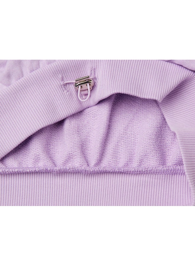 Girls Uneven Neck Sweater