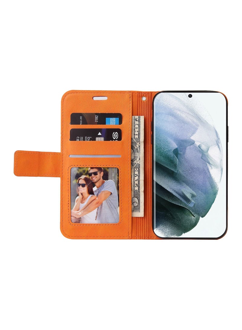 Suteni Magnetic Clasp Flip Cover Card Slots Leather Phone Case for Samsung  - Image 2