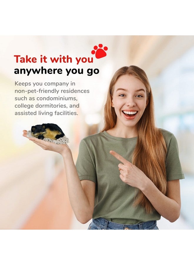 بيرفيكت بيتز كلب الراعي الألماني الصغير، لعبة محشوة تفاعلية واقعية تشبه الحياة، حيوانات أليفة إلكترونية، جرو أليف مصاحب بفراء صناعي مصنوع يدويًا بنسبة 100% - Image 4