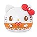 TeeTurtle Reversible Sanrio Hello Kitty Plushie 4Inch Gingerbread TwoSided Flip Plush Toy with Embroidered Details Cute Mini Collectible Plush for Kids Teens and Adults - Image 3