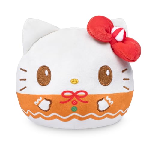 TeeTurtle Reversible Sanrio Hello Kitty Plushie 4Inch Gingerbread TwoSided Flip Plush Toy with Embroidered Details Cute Mini Collectible Plush for Kids Teens and Adults - Image 5