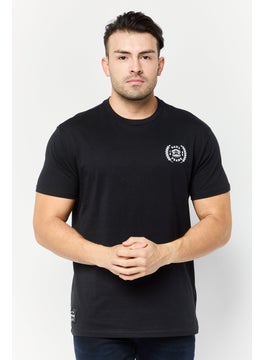 Paul Frank Men Crew Neck Short Sleeve Graphic Print T-Shirt, Black  - Image 1