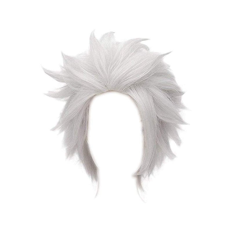 TSNOMORE Ursula Wig for Women Short Layered Matte Grey Wig Halloween Costume Party Anime Cosplay Wig