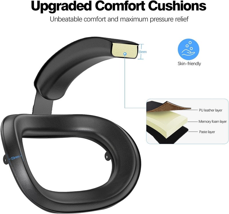 KASTWAVE Head Strap for Meta Que-st 3/Que-st 3S: Adjustable VR Headset Straps for Ocul-us Que-st 3S - Comfortable Replacement for Elite Strap - VR Accessories Compatible with Que-st 3/3S - Reduce Head Pressure - Image 3