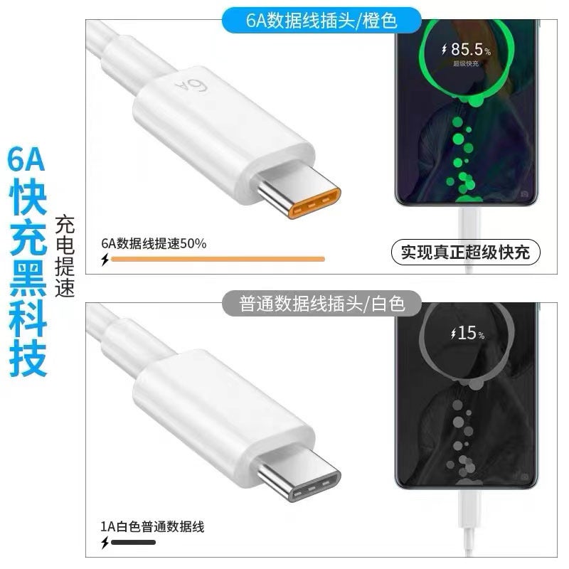 Suitable For Huawei Mobile Phone Charger 66 Watt 120W Super Fast Charging Head Data Cable Set Android Mobile Phone Type-C - Image 5