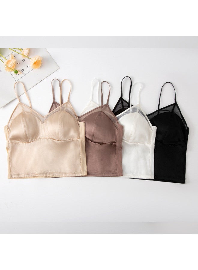 MEIBIAO Sleeveless Camisole Bra - Summer Seamless Slimming Layering Top, Wearable As Outerwear Bandeau Bustier - Image 4