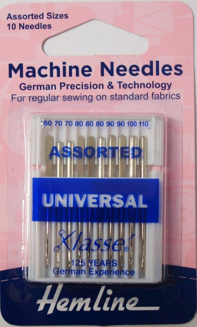 ASSORTED MACHINE NEEDLES 10 PACK