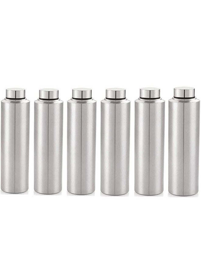 STEEPLE 1000ml Stainless Steel Water Bottle, Fridge Water Bottle Set 1Litre (3) - Image 1