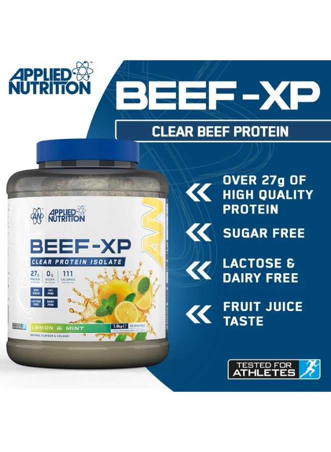 Applied Nutrition Clear Beef Xp Protein Powder - Lemon And Mint - (1.8 Kg) - Image 2