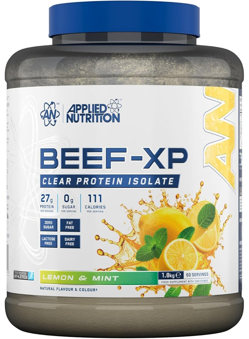 Applied Nutrition Clear Beef Xp Protein Powder - Lemon And Mint - (1.8 Kg) - Image 1