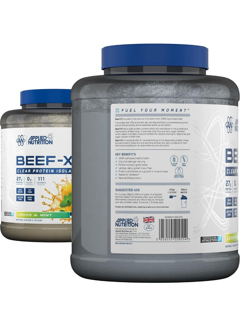 Applied Nutrition Clear Beef Xp Protein Powder - Lemon And Mint - (1.8 Kg) - Image 5