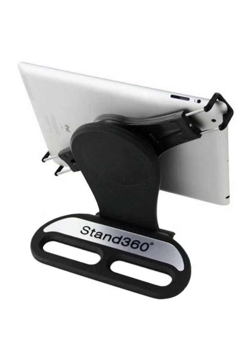 Universal 360 Degree Rotatable Tabletop iPad Stand – Adjustable Holder for Tablets 7-10 Inch, Sturdy Base, Flexible Viewing Angles, Perfect for Video Calls, Reading, and Watching Movies