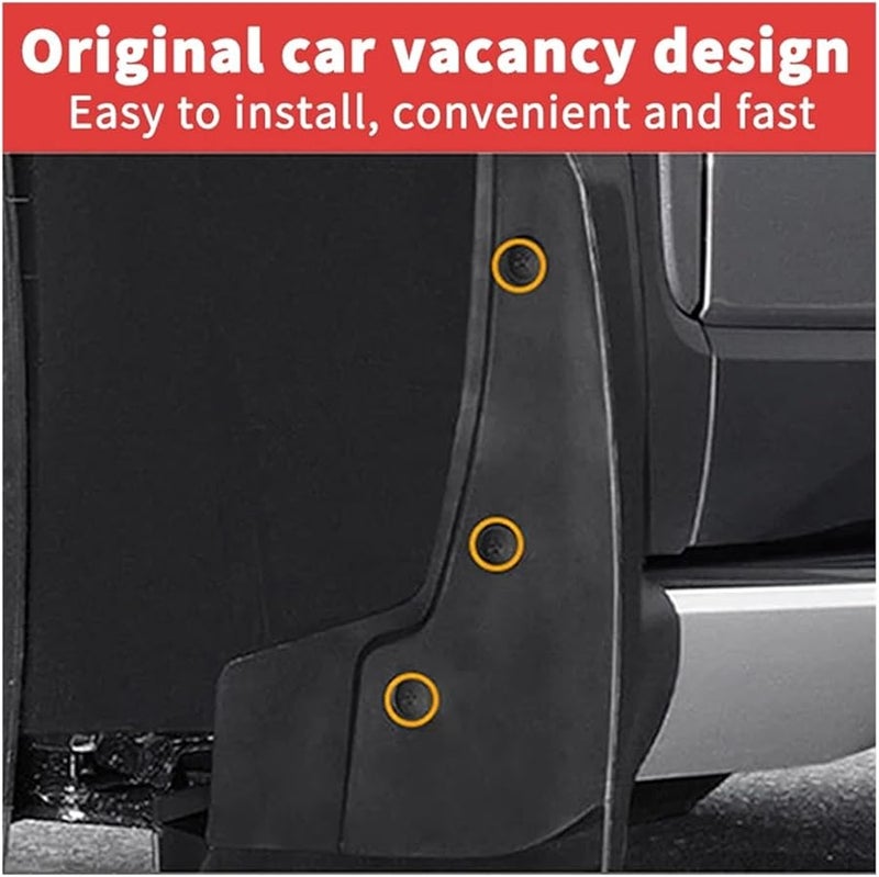 4Pcs Mud Flaps Splash Guards For Changan Shenlan Deepal S7 2023 2024 2025 - Image 5