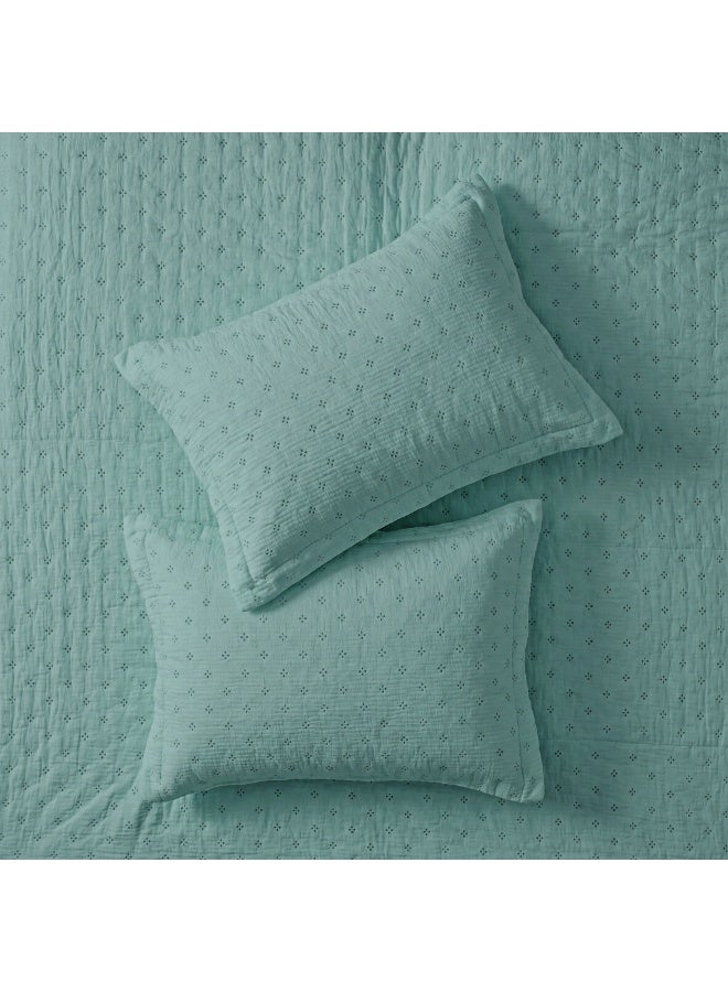Morano Elegence 3 pieces Bedspread set 260 X 240 cm 2 pillow cases 50 X 70 | Hollow Fiber Fill, Ultrasonic Quilting, 2 Pillowcases Included, Machine Washable, 3-Ply Construction - Image 2