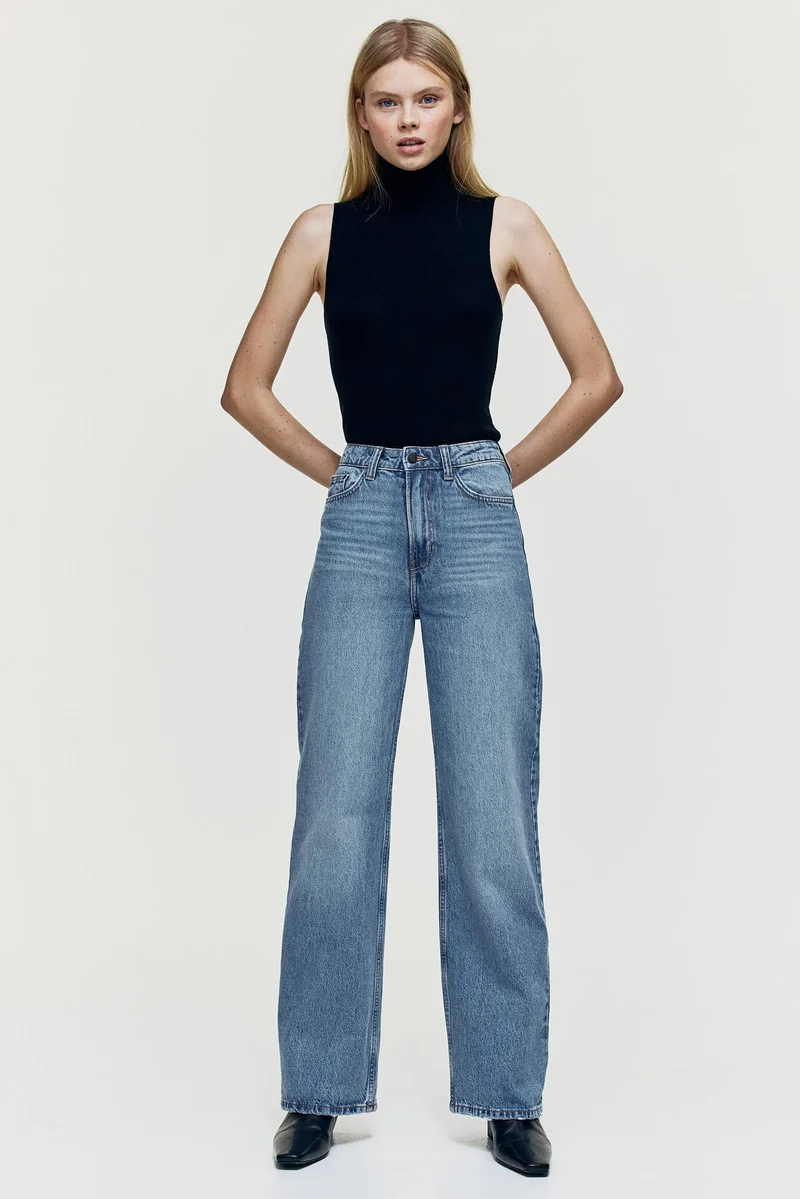 H&M Wide Ultra High Jeans