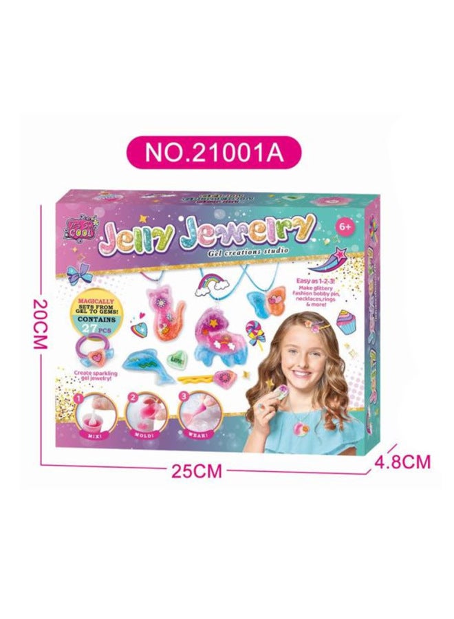 Creative DIY Soft Gel Jewelry Set Unicorn Jewelry Set Dropping Glue Toy Girl Creative Handmade-Color:21001A - Image 4