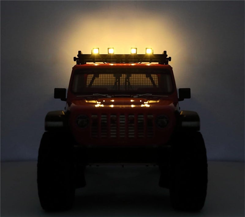 Yurefax Metal Luggage Carrier Roof Rack for 1/10 RC Crawler Cars - Image 4