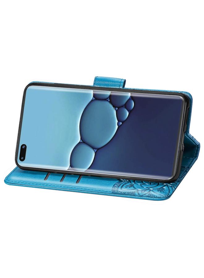 Zaboon Case For Huawei P40 Pro Butterfly Love Flower Embossed Horizontal Flip Leather Case with Bracket / Card Slot / Wallet / Lanyard - Image 4