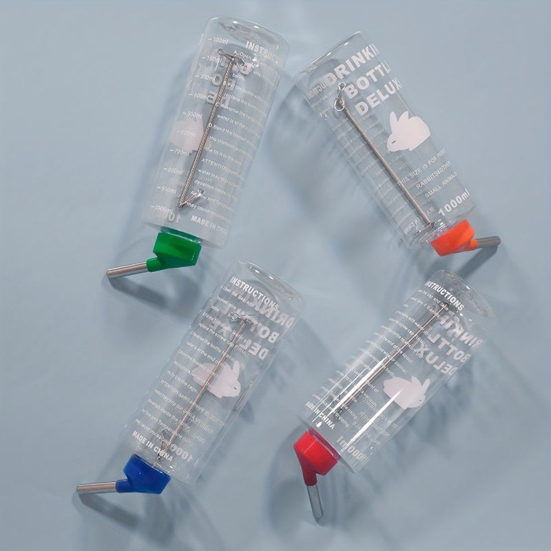Pet Rabbit Drinking Water Feeder 5pcs 1000ml - Image 1