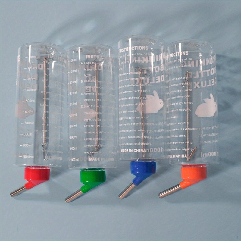 Pet Rabbit Drinking Water Feeder 5pcs 1000ml - Image 3