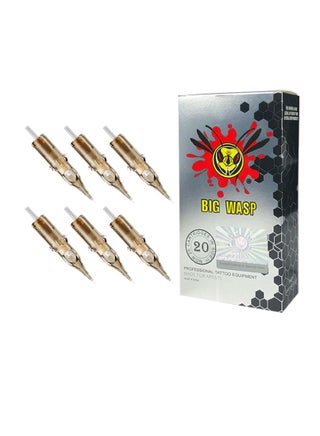 BIGWASP #10 Bugpin 7RL Tattoo Needle Cartridges 7 Round Liner 20Pcs (Generation 3) - pzsku/Z6275DB443451D6061B6BZ/45/_/1735634904/d7c4b416-ed14-4fa4-9fc5-8ae7c038cfe2