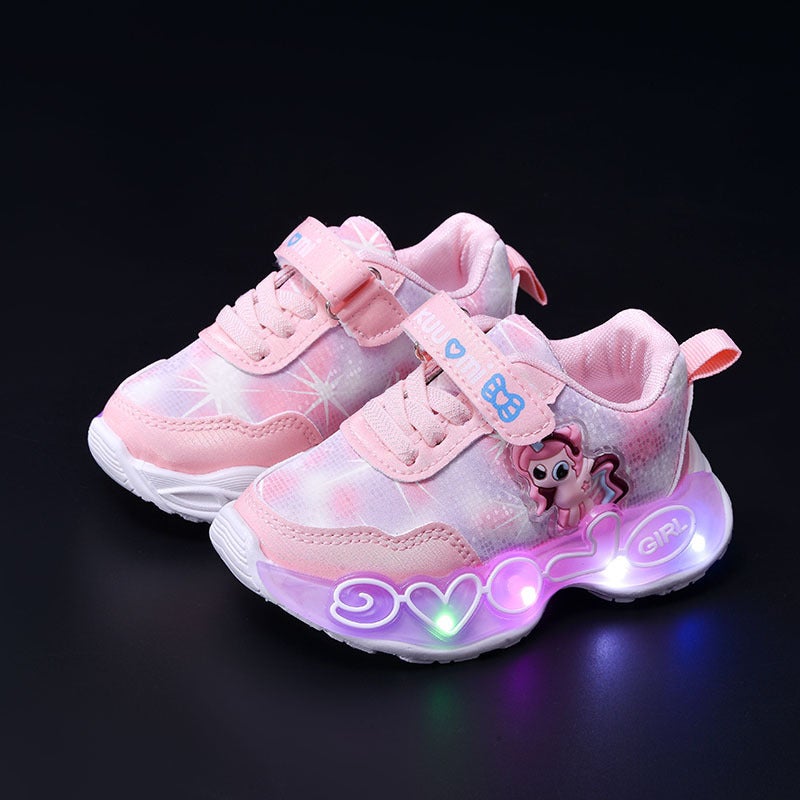 Mesh Sneakers Lightweight Flexible Sole Walking Shoes For Kids Indoor And Outdoor Activities - Image 1