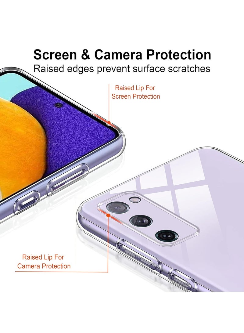 Bills Samsung Galaxy S20 FE Case - Crystal Clear Soft TPU Slim Anti-Shock Transparent Back Cover with Ultimate Protection - Image 3