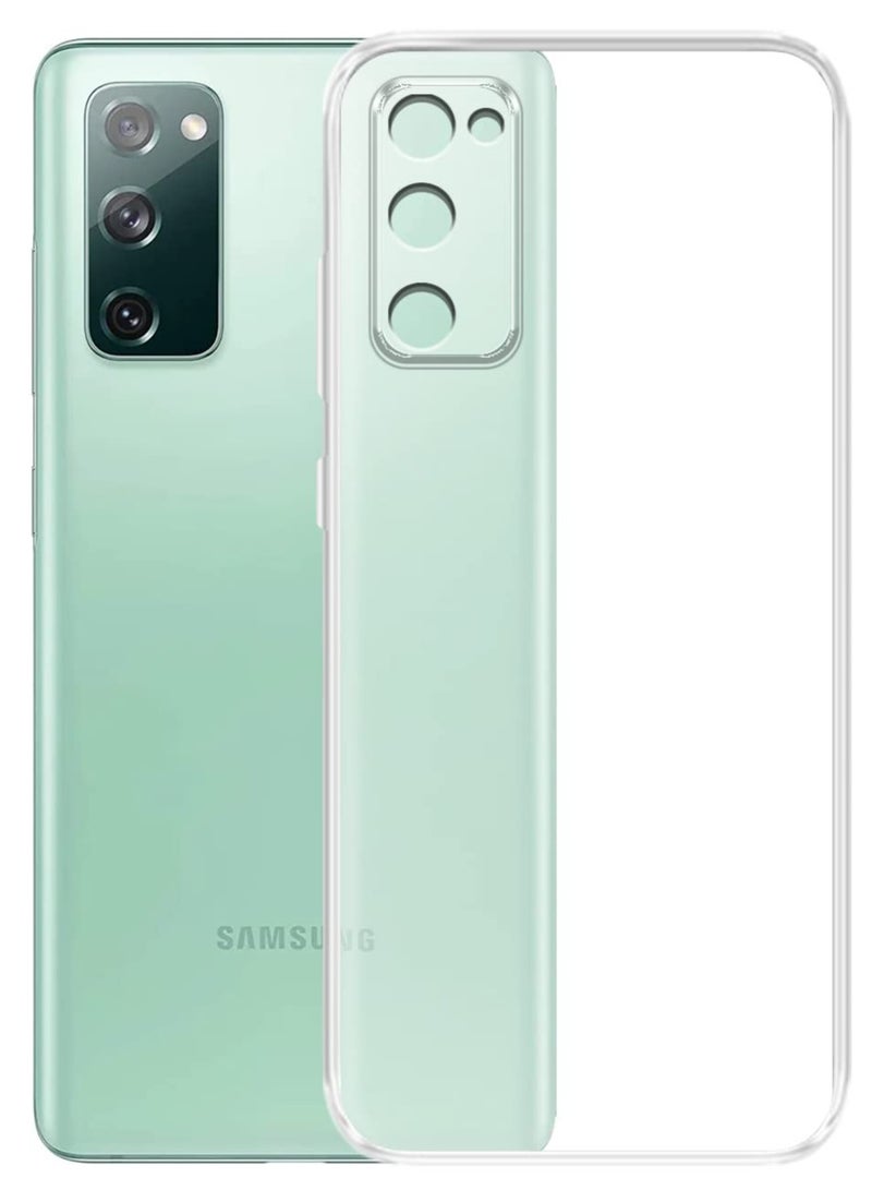 Bills Samsung Galaxy S20 FE Case - Crystal Clear Soft TPU Slim Anti-Shock Transparent Back Cover with Ultimate Protection - Image 1