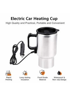 Toshionics 450ml Electric In-car Stainless Steel Travel Heating Cup Coffee Tea Car Cup Mug  - Image 4