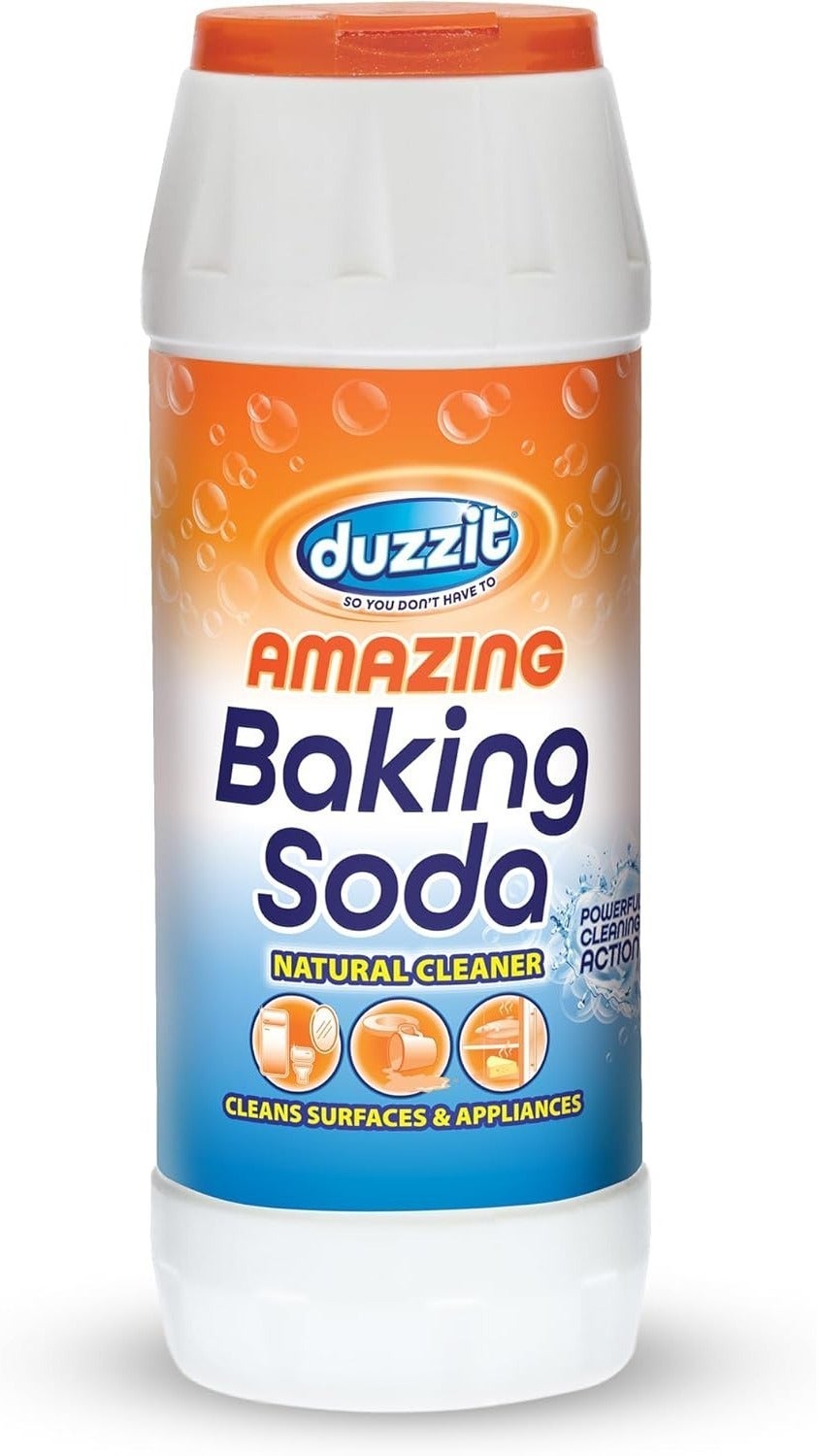 Duzzit Amazing Baking Soda 500g Multipurpose Cleaning Powder Natural Deodorizer, Laundry Booster, Kitchen Cleaner, Stain Remover, Fridge & Carpet Odor Eliminator for Home Cleaning