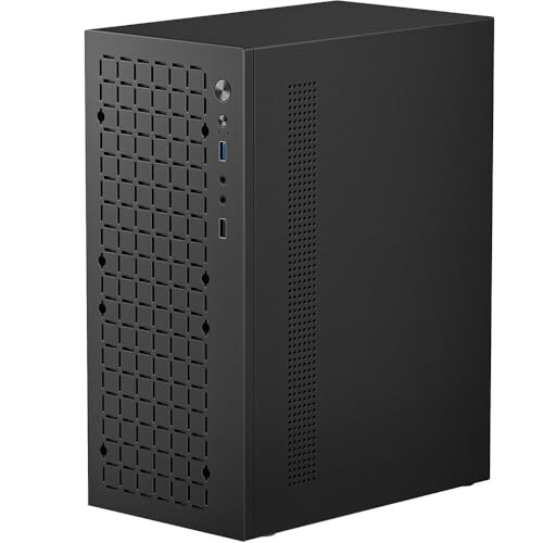 Micro ATX Case PC Case MATX Case Mini PC ITX Desktop Computer Case Support Micro ATX MATX DTX ITX Mini PC with USB30 Support 35 HDD Black