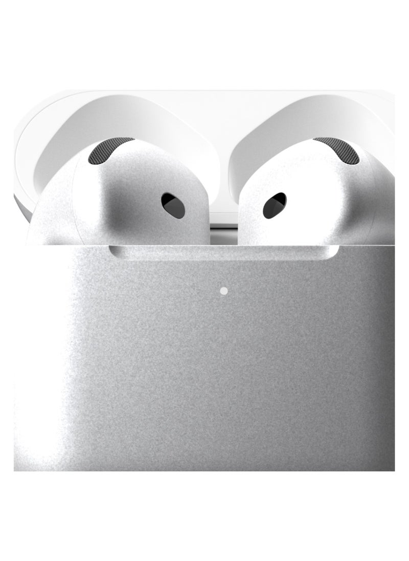Craft MERLIN CRAFT CUSTOMIZED APPLE AIRPODS 4 METALLIC SILVER  - Image 2