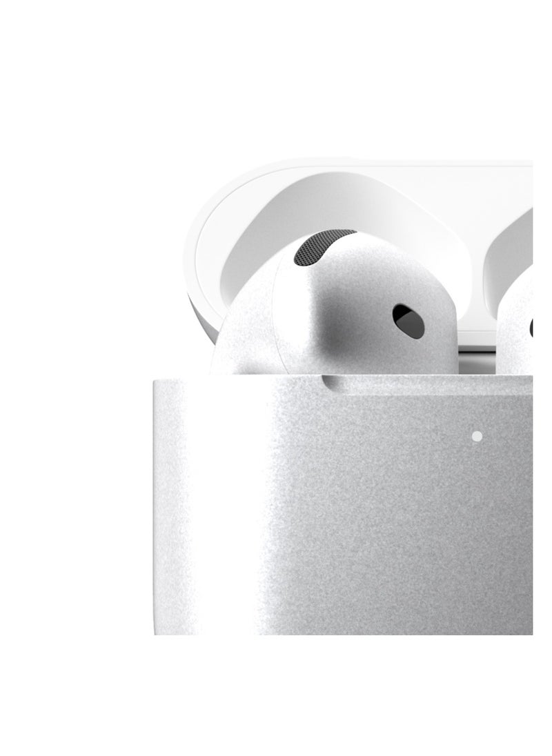 Craft MERLIN CRAFT CUSTOMIZED APPLE AIRPODS 4 METALLIC SILVER  - Image 4