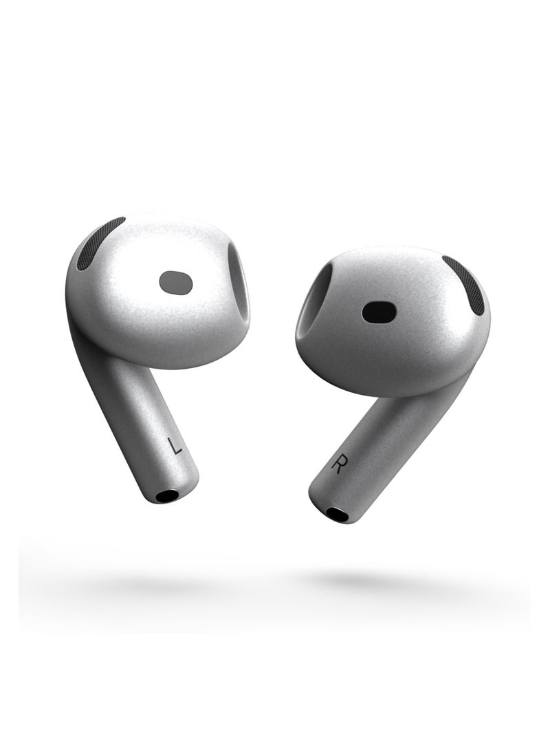 Craft MERLIN CRAFT CUSTOMIZED APPLE AIRPODS 4 METALLIC SILVER  - Image 5
