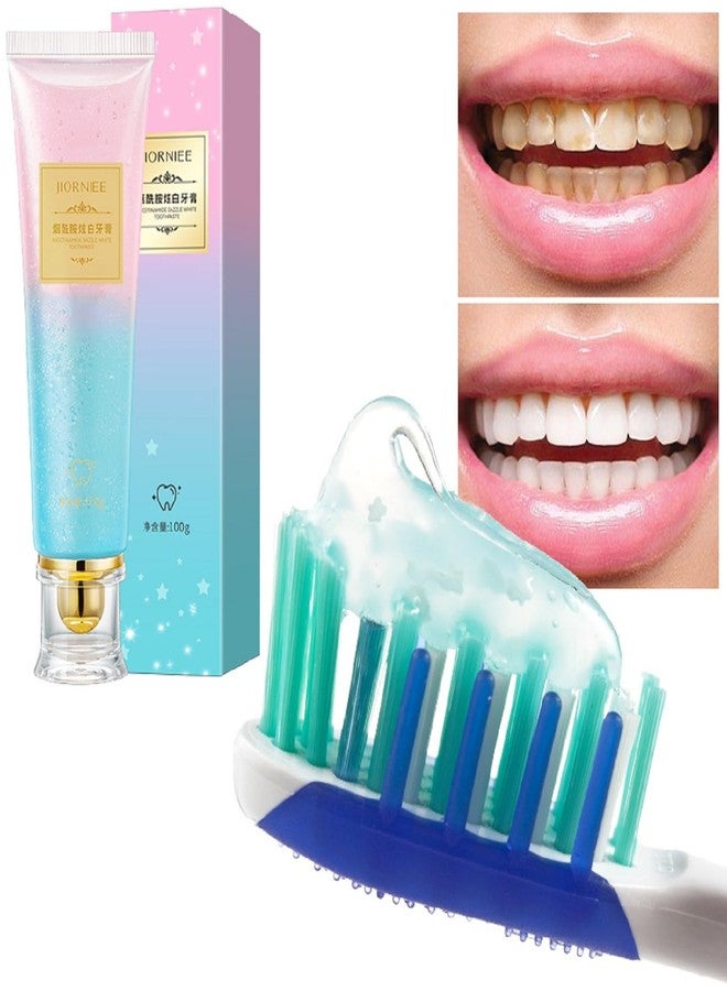 OUKPANE 2Pcs Nicotinamide Toothpaste,Niacinamide Whitening toothpastes,Radiant Whitening Toothpastes,Niacinamide Intensive Whiten Toothpastes for Healthier and Whiter Teeth. - Image 3