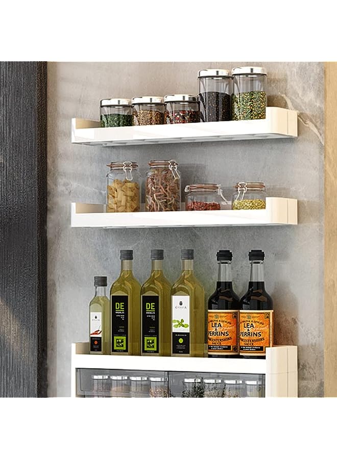 Raxoom wall hanging rack, kitchen, bathroom, office, bedroom, craft room rack. (White) (B) - Image 1