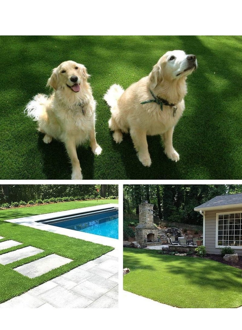 Generic FFD Artificial Grass Carpet Fake Grass Mat For Home Outdoor Front/Backyards Garden Decoration  - Image 3
