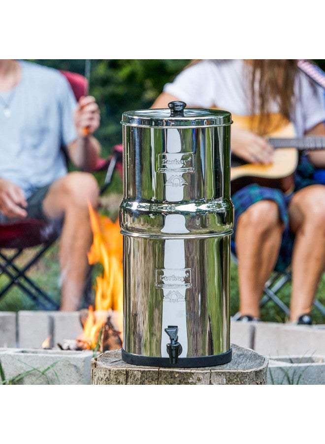 Berkey Travel Berkey Gravity-Fed Water Filter with 2 Black Berkey ElementsEnjoy Potable Water While Camping, RVing, Off-Grid, Emergencies, Every Day at Home  - Image 4