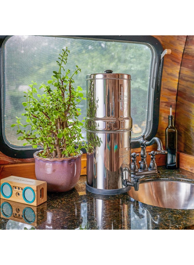 Berkey Travel Berkey Gravity-Fed Water Filter with 2 Black Berkey ElementsEnjoy Potable Water While Camping, RVing, Off-Grid, Emergencies, Every Day at Home  - Image 3