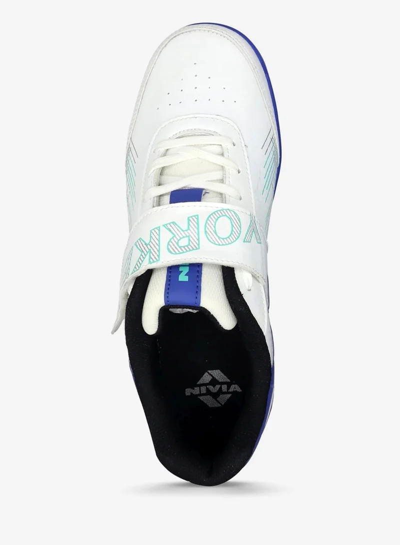 Nivia  Yorker 2.0 Cricket Shoes for Men - Synthetic Leather Upper with Velcro Strap and RoundStud PVC Outsole for Men | Best Price UAE
