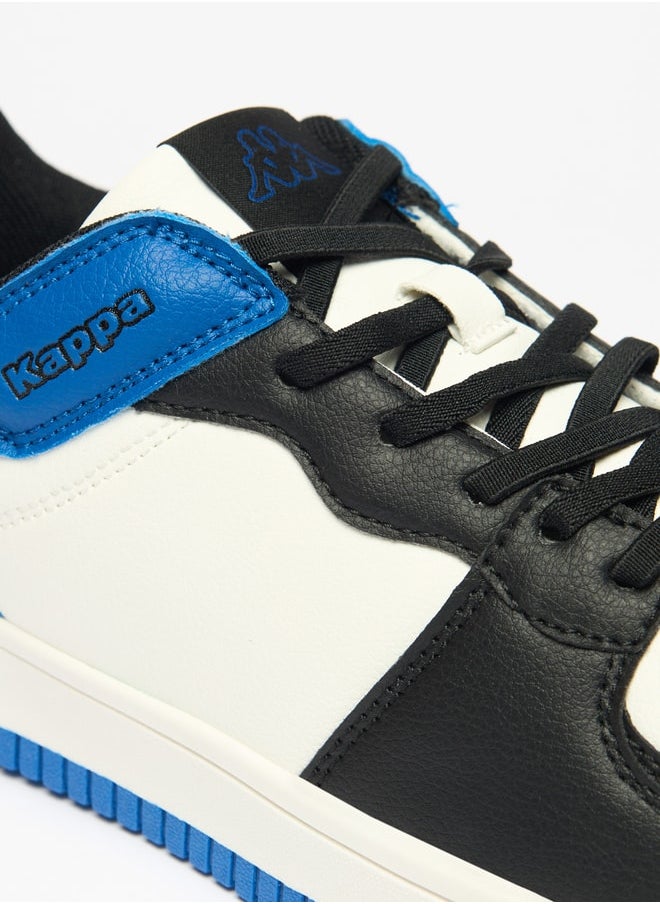 Kappa Men's Colourblock Sports Shoes with Lace-Up Closure  - Image 3