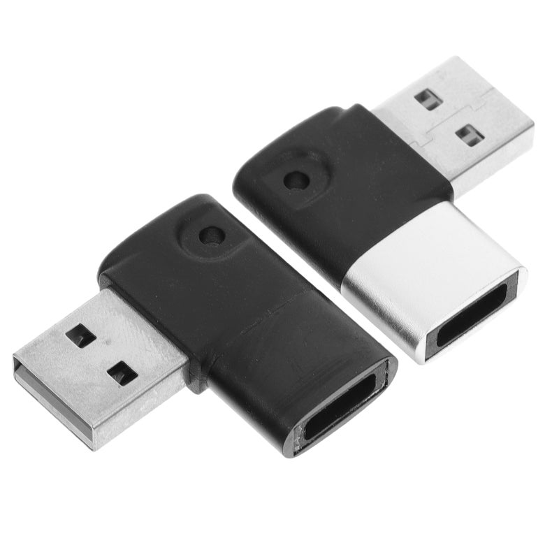 2pcs USB Elbow Converters Type-c Converter Devices Efficient Converters - Image 1
