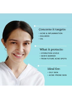 foxtale Oilfree Gel Moisturizer For Face | Hyaluronic Acid Niacinamide Betaine Marine Algae| Boosts Hydration Brightens Skin Soothes Acne| Lightweight For Oily Acneprone Skin |Men & Women100G  - Image 4