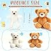 LaRandom 12 Pcs Bears Stuffed Animal Bulk 10 Inch Cute Small Stuffed Bear Plush Toy for Birthday Baby Shower Party Decorations Centerpieces Favors - Image 4