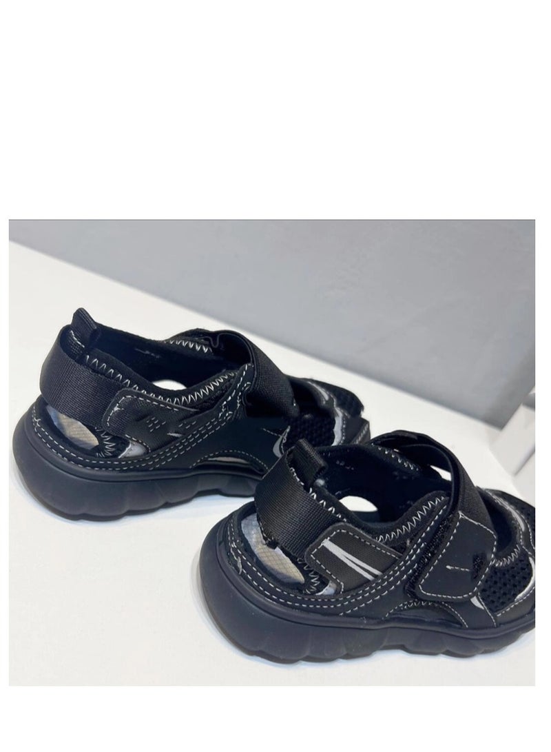 Children's Mesh Breathable Sports Toe Cap Sandals - Image 3