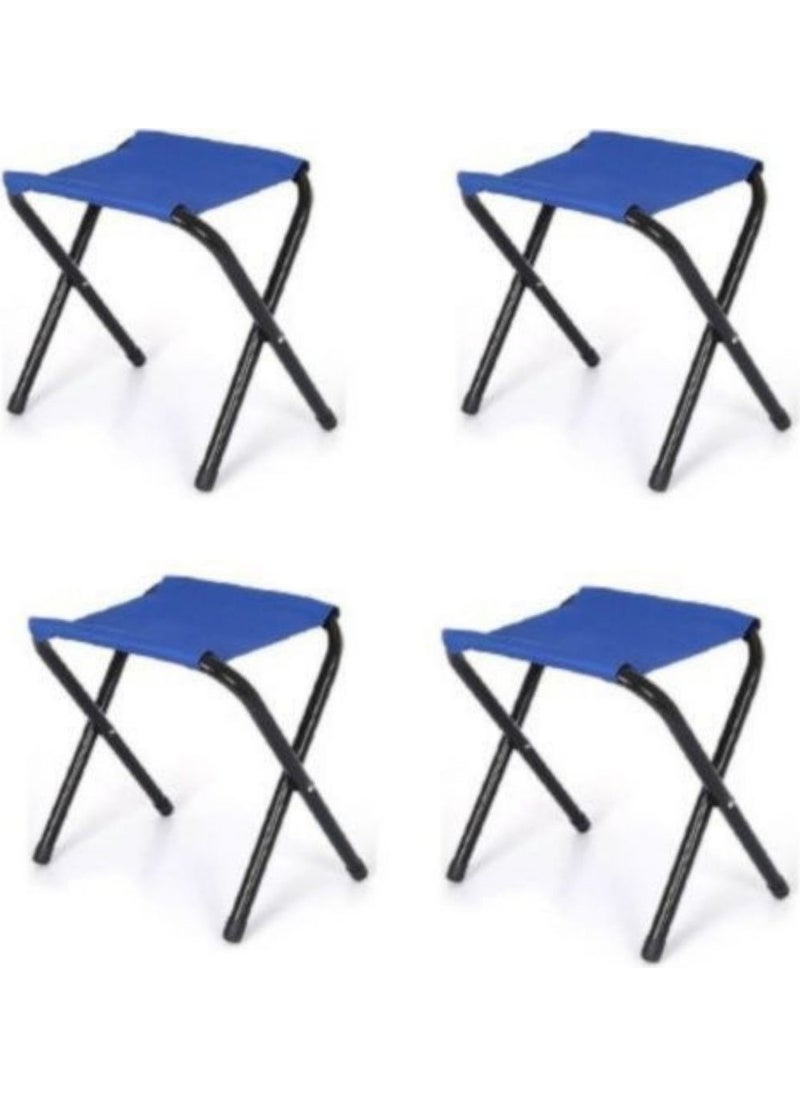 met35 Foldable Camping Stool (Fishing Stool) 4 Pieces  - Image 1